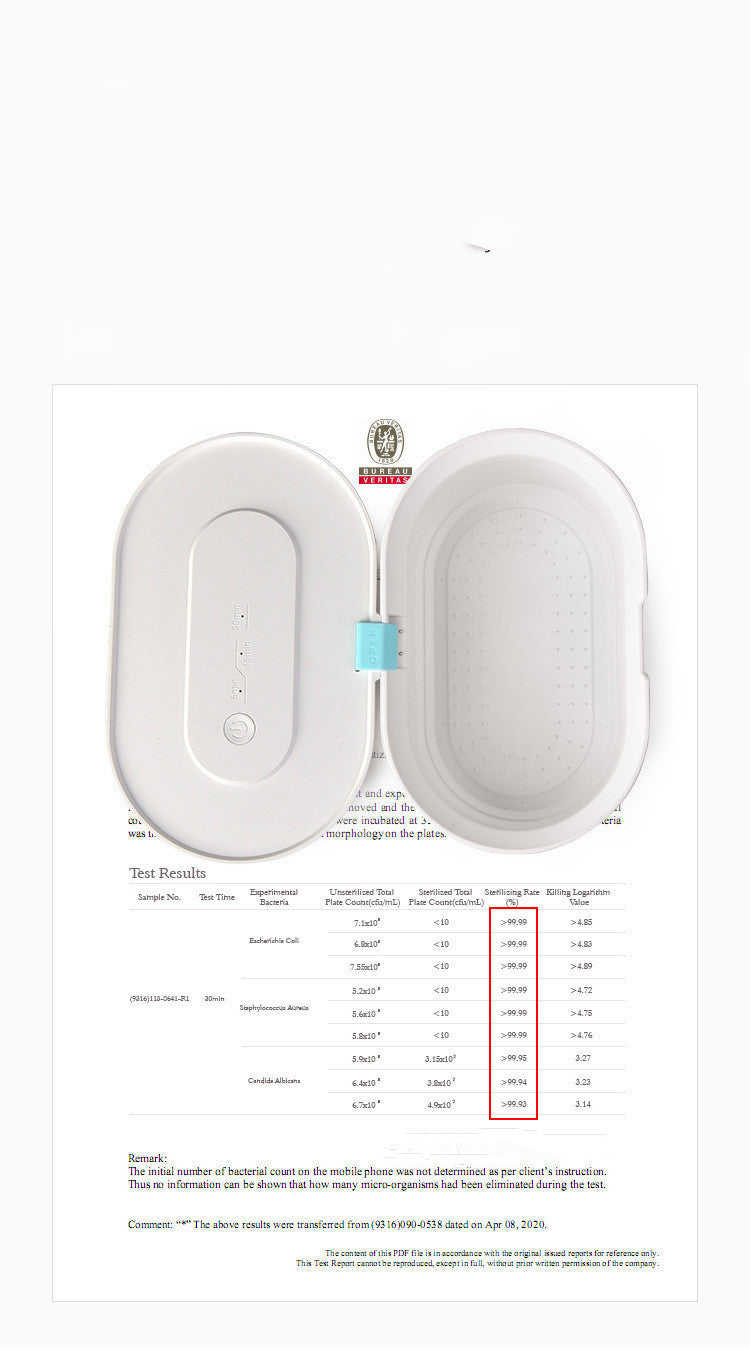 Ultraviolet Mask Sterilization Artifact Manicure Sterilizer