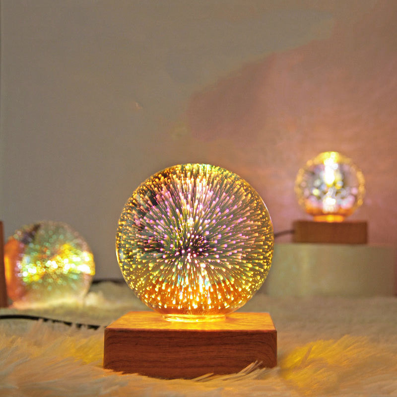 Romantic Fireworks Led Nightlight Bedroom Bedside USB Plug In