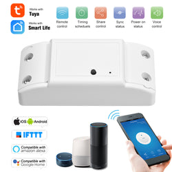 WiFi  Compatible with  Alexa & for  Home Timer 10A/2200W Wireless Remote Switch for Android/iOS APP Control for Electric Appliances Universal Smart Home Automation Module