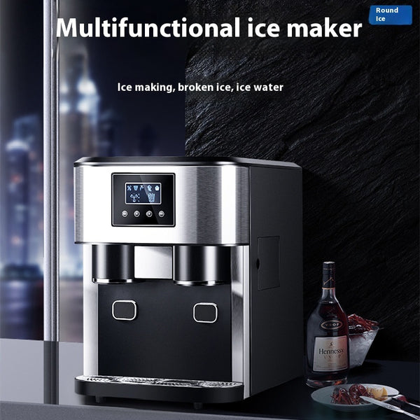 Desktop Ice Making Ice Crushing Cold Water Three-in-one 16kg Ice Maker